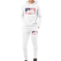 Proud American Farmer Agriculture Farming Humor Hoodie & Jogger Set | Artistshot