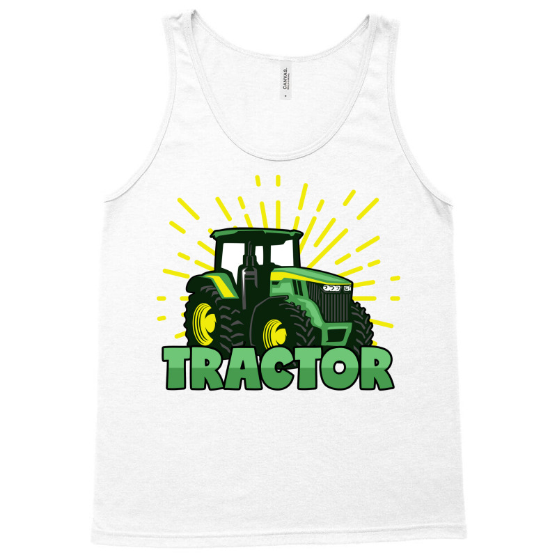 Tractor Green Tank Top | Artistshot