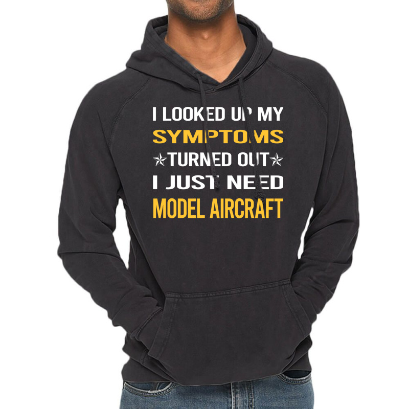 My Symptoms Model Aircraft Love Vintage Hoodie | Artistshot