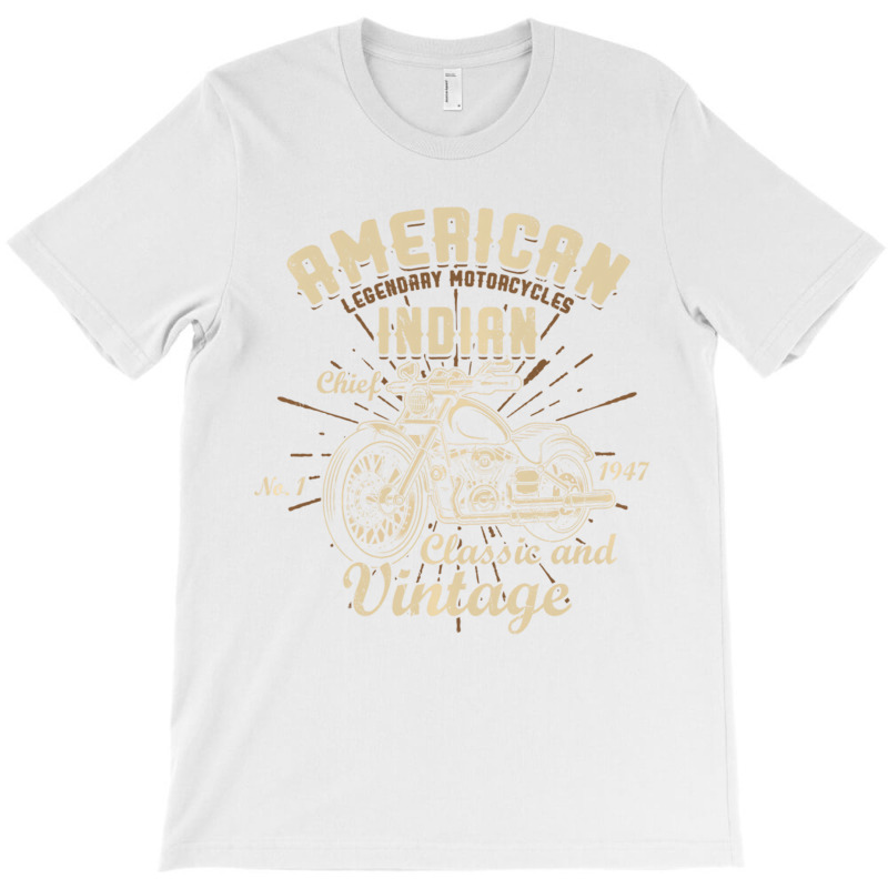 American Legendary Motorcycles Indian Chief Classi T-shirt | Artistshot