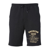 American Legendary Motorcycles Indian Chief Classi Fleece Short | Artistshot