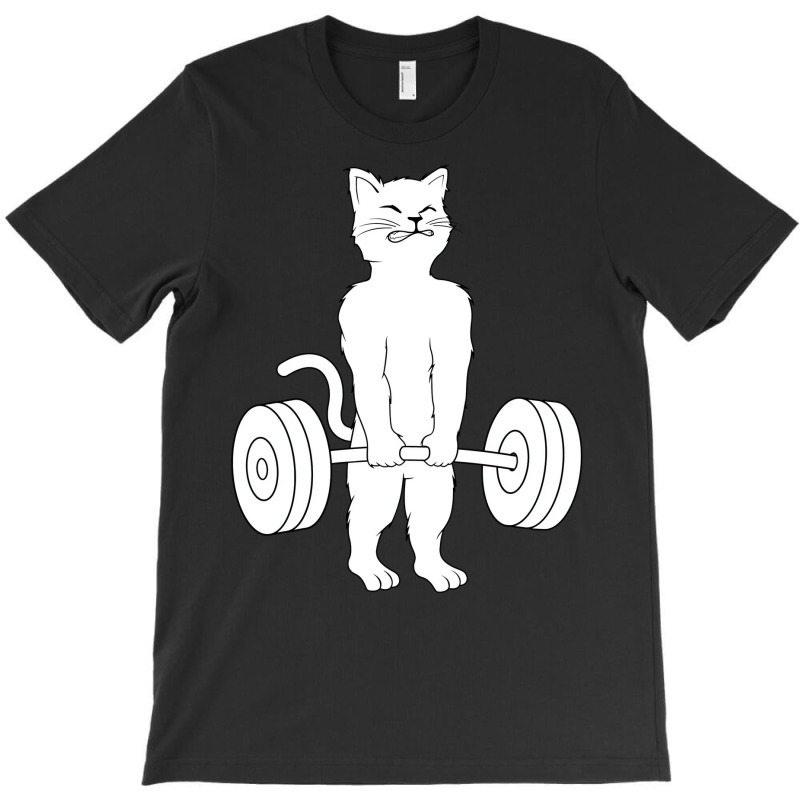 Cat Deadlift Hoodie   Powerlifting Kitty Sweater, T-Shirt by holubarpro | Artistshot