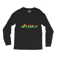 Amiga Tick Rainbow Retro Computer T Shirt Long Sleeve Shirts | Artistshot