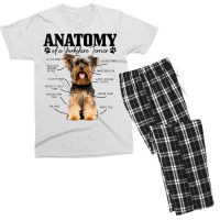 Anatomy Of A Yorkshire Terrier Funny Cute Dog York Men's T-shirt Pajama Set | Artistshot