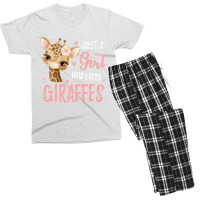 Africa Safari Animal Lover Women Girls Kids Giraff Men's T-shirt Pajama Set | Artistshot