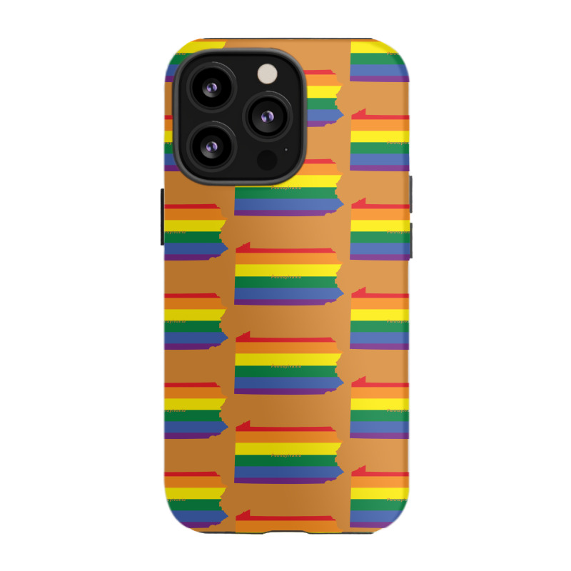 Pennsylvania Rainbow Flag Iphone 13 Pro Case | Artistshot