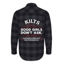 Funny Scottish Kilts Good Girls Don't Ask T Shirt Flannel Shirt | Artistshot