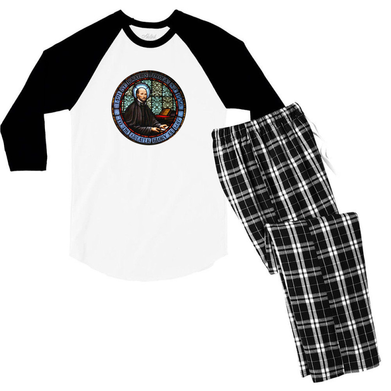 Amazing Ignatius Of Loyola Society Men's 3/4 Sleeve Pajama Set | Artistshot