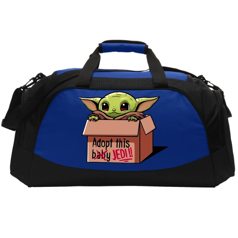 Adopt A Baby Mandalorian Baby Yoda Active Duffel by paulscott Art | Artistshot