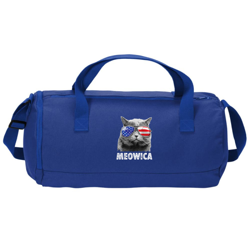 Cat 4th Of July Mug Meowica Merica Men Usa American Flag Duffel Bag | Artistshot