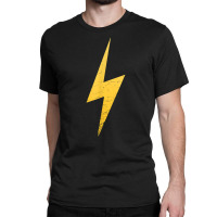 Minimalistic Design With Lightning Bolt Grunge T S Classic T-shirt | Artistshot