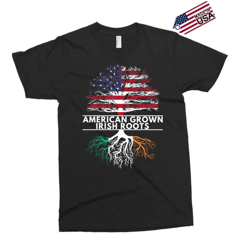 Irish American Flag Grown Roots St. Patrick's Day Exclusive T-shirt | Artistshot