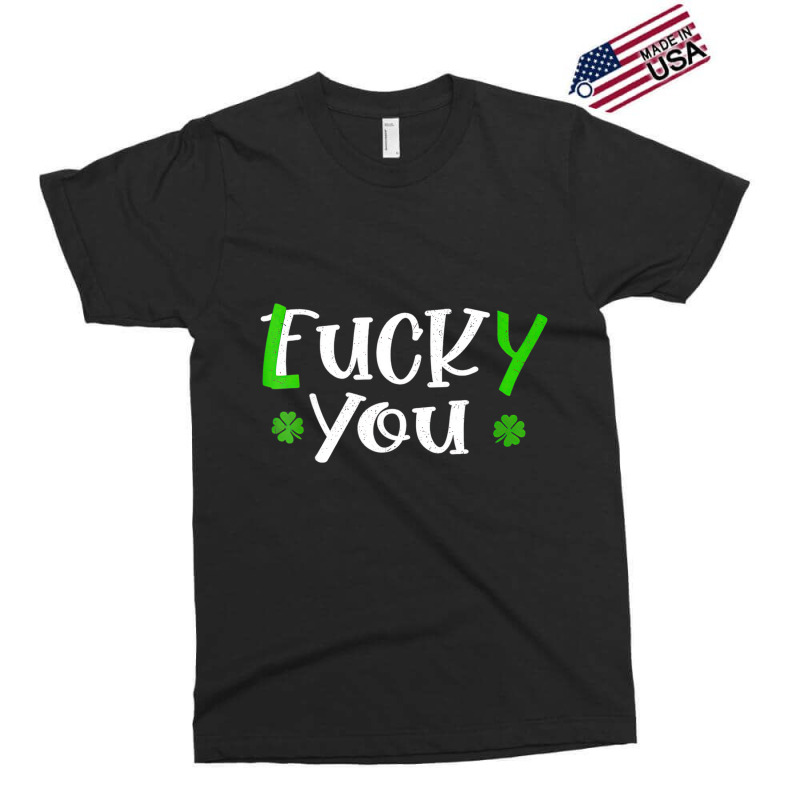 Funny Leprechaun Shamrock Fuck Lucky You St Patric Exclusive T-shirt | Artistshot