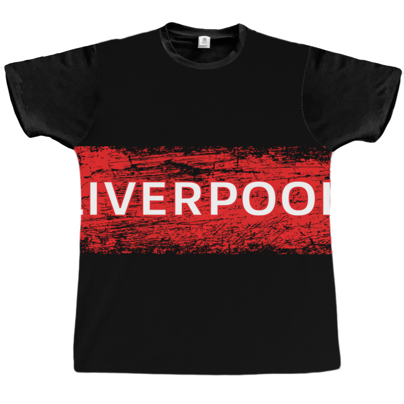 Cool Retro Grunge Vintage Look Liverpool Shirt Gif Graphic T-shirt | Artistshot