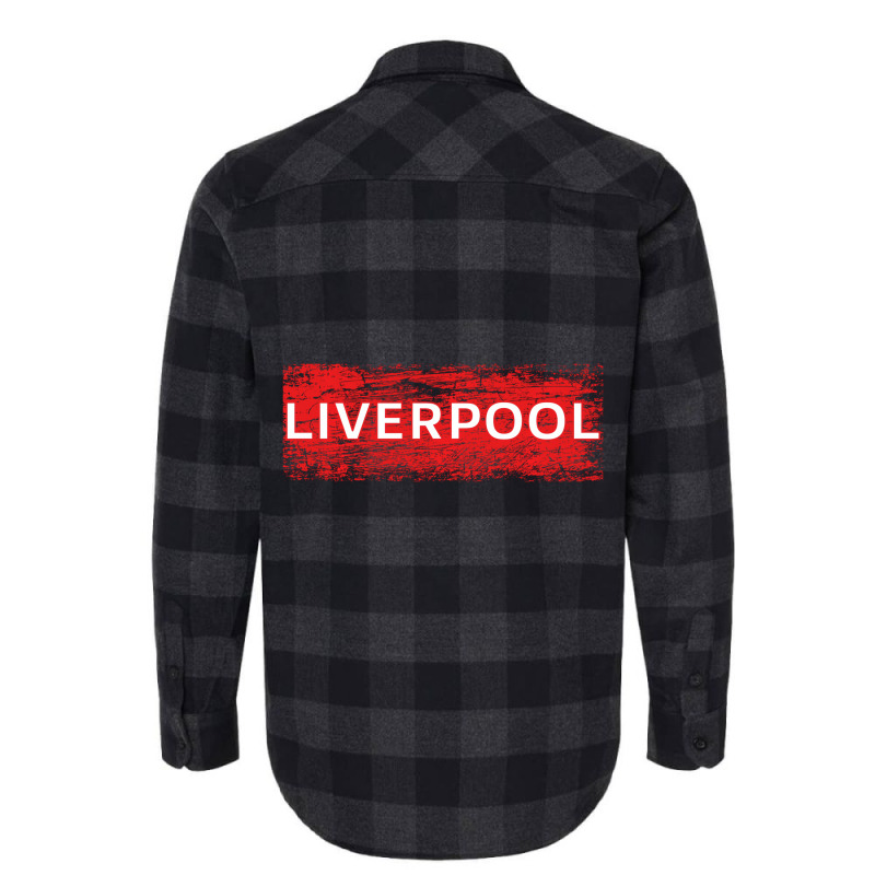 Cool Retro Grunge Vintage Look Liverpool Shirt Gif Flannel Shirt | Artistshot