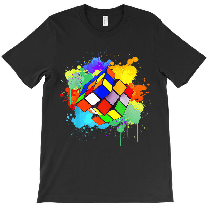 Cool Rubik Rubix Rubics Player Cube Watercolor Lov T-shirt | Artistshot