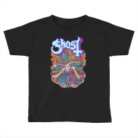 Ghost   Seven Inches Of Satanic Panic Pullover Hoo Toddler T-shirt | Artistshot