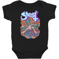 Ghost   Seven Inches Of Satanic Panic Pullover Hoo Baby Bodysuit | Artistshot