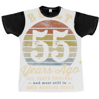 Built 55 Years Ago   All Parts Original Funny 55th Graphic T-shirt | Artistshot