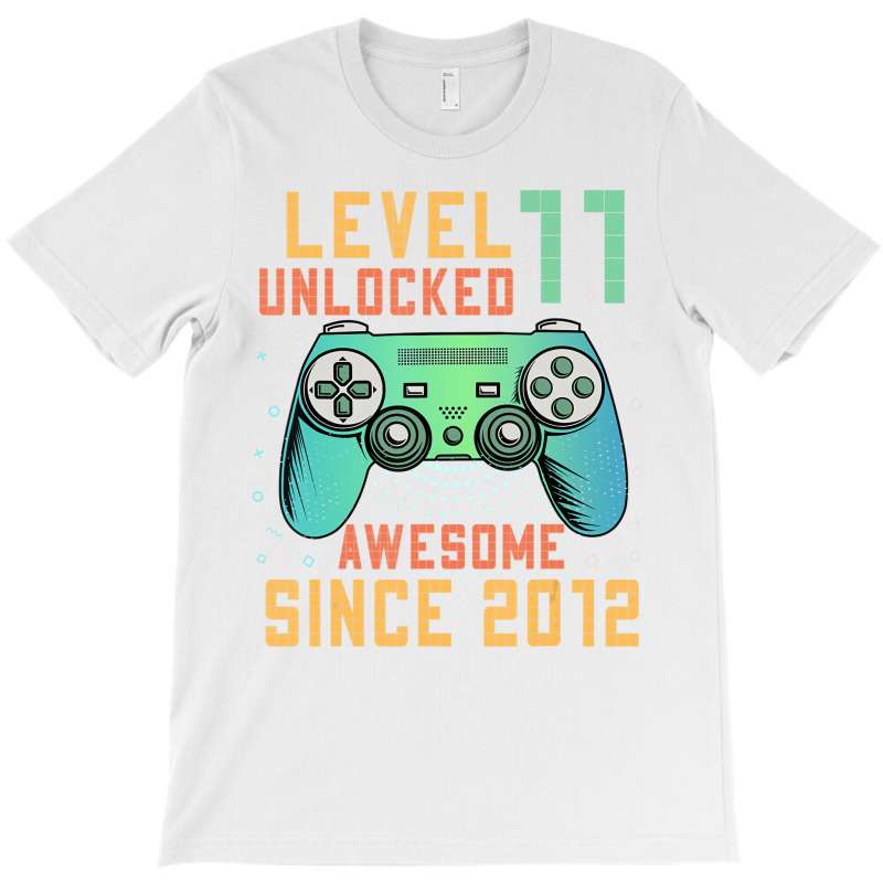 Level 11 Unlocked 11th Birthday 11 Year Old Boy Ga T-shirt | Artistshot