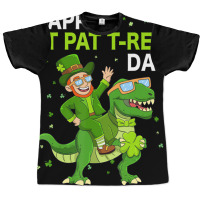 Happy St Pat Trex Day Dino St Patricks Day Kids To Graphic T-shirt | Artistshot