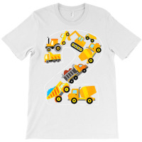 Construction Truck 2nd Birthday 2 Years Old Digger T-shirt | Artistshot