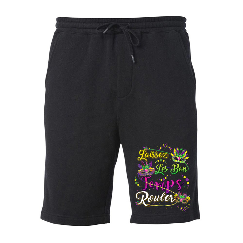 Mardi Gras Party Laissez Les Bon Temps Rouler Men Fleece Short | Artistshot