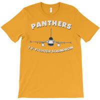 13th Fighter Squadron Panthers Usaf F16 Blue T-shirt | Artistshot