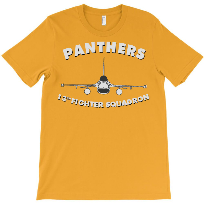 13th Fighter Squadron Panthers Usaf F16 Blue T-shirt | Artistshot