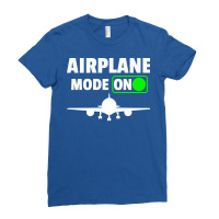 Airplane Pilot Aviation Travel 80s Ladies Fitted T-shirt | Artistshot