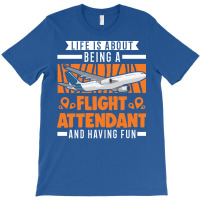 Flight Attendant Stewardess Gift Retro T-shirt | Artistshot