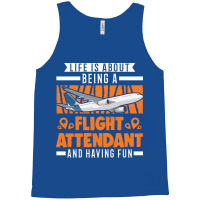 Flight Attendant Stewardess Gift Retro Tank Top | Artistshot