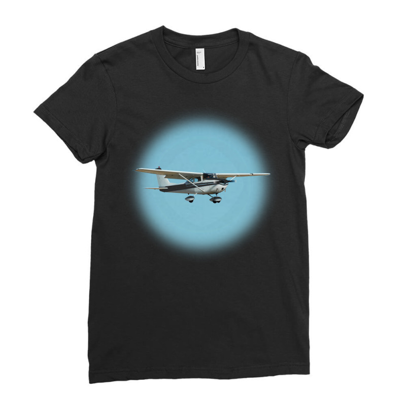 Cessna 80s Ladies Fitted T-Shirt by agnewjainec | Artistshot