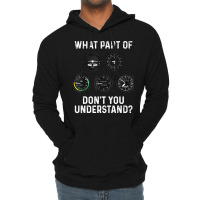 Funny Pilot Design For Men Women Airplane Airline Lightweight Hoodie | Artistshot