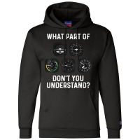 Funny Pilot Design For Men Women Airplane Airline Champion Hoodie | Artistshot