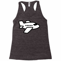 Airplane Blue Racerback Tank | Artistshot