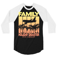 Family Holiday Disaster To Be Continued 80s 3/4 Sleeve Shirt | Artistshot