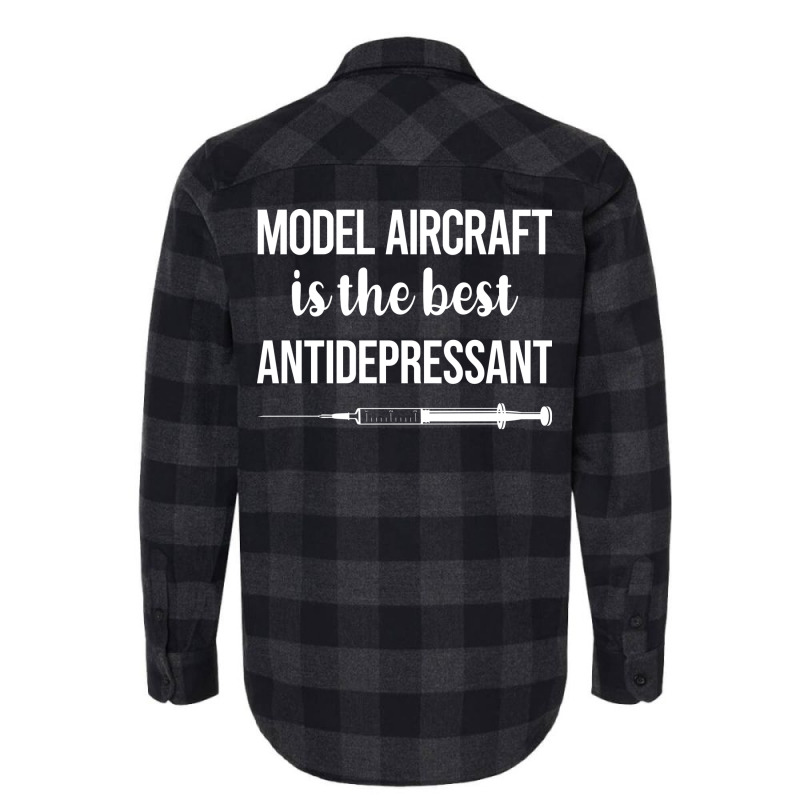 Antidepressant Model Aircraft Retro Flannel Shirt | Artistshot