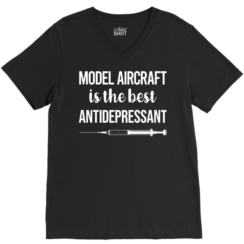 Antidepressant Model Aircraft Retro V-neck Tee | Artistshot