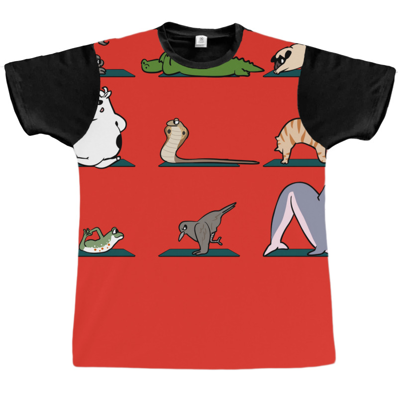 Animal Yoga Funny Graphic T-shirt | Artistshot