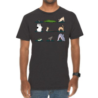 Animal Yoga Funny Vintage T-shirt | Artistshot