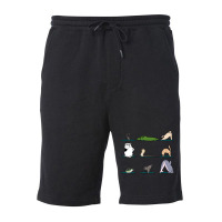 Animal Yoga Funny Fleece Short | Artistshot