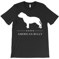 American Bully White Silhouette Summer T-shirt | Artistshot