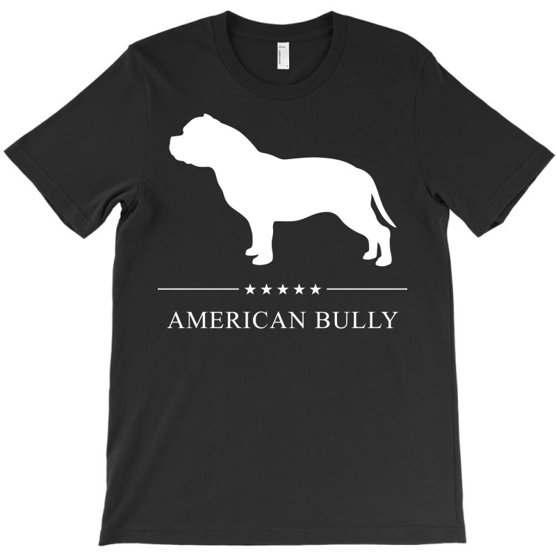 American Bully White Silhouette Summer T-shirt | Artistshot