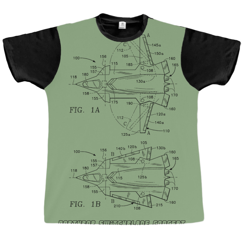 Northrop Switchblade Jet Concept Black Tumblr Graphic T-shirt | Artistshot