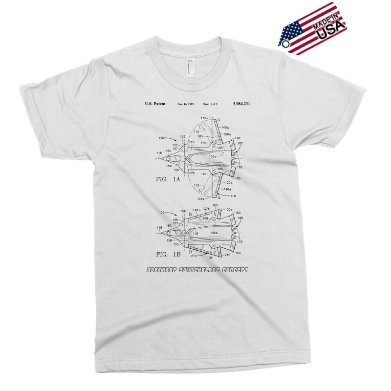 Northrop Switchblade Jet Concept Black Tumblr Exclusive T-shirt | Artistshot