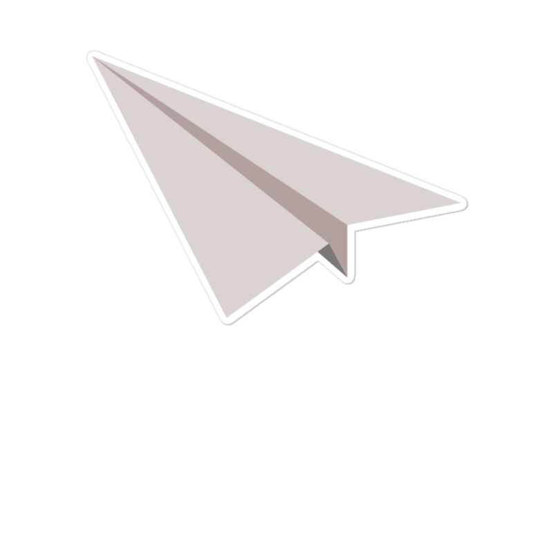 Paper Plane Travel Sticker | Artistshot