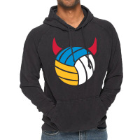 Beach Volleyball Devil Hippie Vintage Hoodie | Artistshot