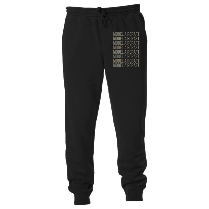 Gray Text Art Model Aircraft Girl Unisex Jogger | Artistshot