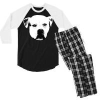 American Bulldog Bulldog Christmas Gifts Men's 3/4 Sleeve Pajama Set | Artistshot